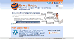 Desktop Screenshot of esferahosting.com
