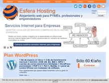 Tablet Screenshot of esferahosting.com